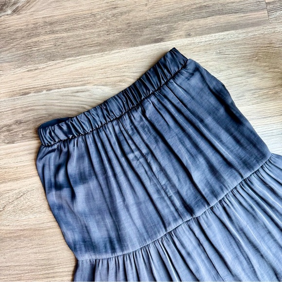 Nine West Tiered Black Midi Skirt Size XS - Picture 4 of 12